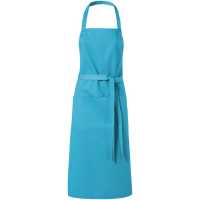 Apron -  Zástěra z pevné tkaniny se 2 kapsami a 1m stuhami pro… | reklamní Kuchyň