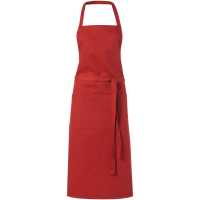 Apron -  Zástěra z pevné tkaniny se 2 kapsami a 1m stuhami pro… | reklamní Kuchyň