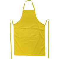 Apron -  Zástěra z pevné tkaniny se 2 kapsami a 1m stuhami pro… | reklamní Kuchyň