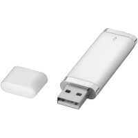 Ploché USB - Stříbrná - Ploché USB 4 GB.  Plast. | reklamní Flash