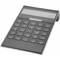 Walter - Černá - Stolní kalkulačka, 10místná, duální pohon.  | reklamní Kalkulačky