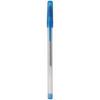 Smart Stick - Modrá - Kuličkové pero s víčkem v matných transparentních barvách. | reklamní Plastové propisky