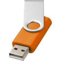 USB Black 2GB - Oranžová - Rotate základní USB.  Plast a hliník. | reklamní Flash