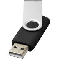 USB Black 2GB - Černá - Rotate základní USB.  Plast a hliník. | reklamní Flash