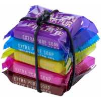 Bourn - Mix / více barev - 5ks mýdel 25g s fragrancemi Oliva & Levandule,… | reklamní Na koupání, hygienické