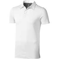 Markham polo - Bílá - Markham polo. Logo tištěné v barvě na zádech. Kontrastní… | reklamní Polokošile