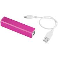 Powerbank Volt - Růžová - Powerbanka s indikátorem pokud je zařízení plně nabito.  | reklamní Powerbanky