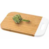 Mokpo - Bílá - Ekologicky přátelské nářezové prkénko vyrobeno z bambusu s… | reklamní Kuchyň