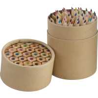 Kord - Hnědá - 48 pastelek v kartonovém boxu. | reklamní Pastelky a voskovky