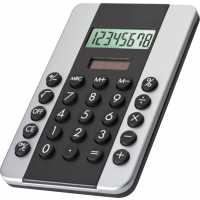 Chang - Černá - Kalkulačka z plastu. | reklamní Kalkulačky