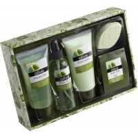 Heda - Zelená - 5-ti dílný koupelnový set, sprchový gel, tělový sprej,… | reklamní Na koupání, hygienické