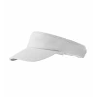 Sunvisor - Bílá - Kšilt z bavlněného kepru s prohnutým kšiltem, vnitřní… | reklamní Čepice, kšilty a klobouky