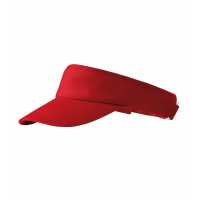 Sunvisor - Červená - Kšilt z bavlněného kepru s prohnutým kšiltem, vnitřní… | reklamní Čepice, kšilty a klobouky