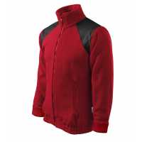 Fleece Jacket Hi-Q 360 - Marlboro červená - Luxusní celopropínací unisexová fleecová bunda atraktivního… | reklamní Fleecové