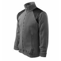 Fleece Jacket Hi-Q 360 - Ocelově šedá - Luxusní celopropínací unisexová fleecová bunda atraktivního… | reklamní Fleecové