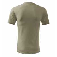 Classic New - Khaki - Kvalitní pánské tričko nižší gramáže vhodné pro potisk a… | reklamní Krátký rukáv