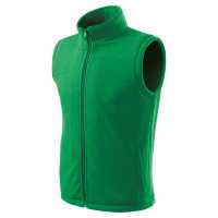Fleece Next - Středně zelená - Kvalitní unisexová fleecová vesta klasického střihu se… | reklamní Vesty - bundy bez rukávů