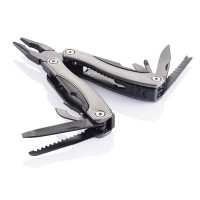 Fix grip multitool - Černá - 14 funkcí. multifunkční nástroj z nerez oceli s hliníkovou… | reklamní Multifunkční nástroje