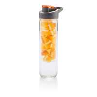 Water bottle - Oranžová - Láhev z Tritanu o obsahu 800 ml s možností přidání ovoce či… | reklamní Láhve a hrnky