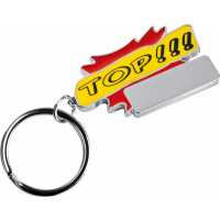 Top! - Červená - Klíčenka Top!!! | reklamní S přívěskem