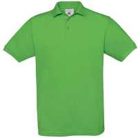 Safran - Jablková zelená - Fine Piqué Polo triko - žebrový límec a manžety,  3… | reklamní Polokošile