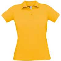 Safran Pure /women - Zlatá - Dámské piqué Polo, límec a rukávy žebrovaný úplet, 2… | reklamní Polokošile