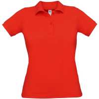 Safran Pure /women - Oranžová - Dámské piqué Polo, límec a rukávy žebrovaný úplet, 2… | reklamní Polokošile
