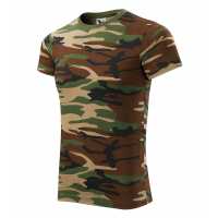 Camouflage - Hnědá kamufláž - Kvalitní tričko střední gramáže ve stále populárnějších … | reklamní Trička