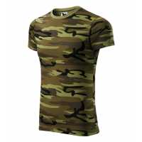 Camouflage - Zelená kamufláž - Kvalitní tričko střední gramáže ve stále populárnějších … | reklamní Trička