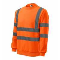 HV Essential - Fluorescenční oranžová - Reflexní mikina z kolekce Adler High Visibility. Velmi… | reklamní Klasické