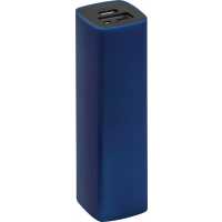 Caba - Tmavě modrá - Powerbanka s kapacitou 2.200 mAh včetně napájecího kabelu. | reklamní Powerbanky