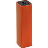 Caba - Oranžová - Powerbanka s kapacitou 2.200 mAh včetně napájecího kabelu. | reklamní Powerbanky