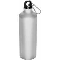 Zhan - Bílá - Nerezová lahev z oceli s karabinou, 800ml. | reklamní Láhve a hrnky