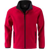 JN 1130 - Červená - Pánská 2-vrstvá softshell bunda  z kolekce James and… | reklamní Bundy