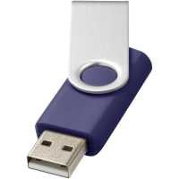 Krish USB 16GB - Modrá královská - USB flash disk v praktickém provedení s rotační kovovou… | reklamní Flash