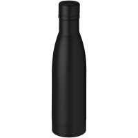 Vasa - Černá - Vakuová termoláhev s měděnou vnitřní stěnou o objemu 500 ml… | reklamní Termosky a hrnky