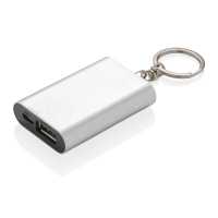 Kumba - Stříbrná - Kompaktní lithiová baterie 1 000 mAh uložená v lehkém… | reklamní Powerbanky