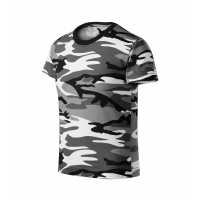Camouflage dětské - Šedá kamufláž - Kvalitní tričko střední gramáže ve stále populárnějších … | reklamní Trička