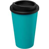 Americano - Tyrkysová - Trendy termohrnek o obsahu 350ml s nasazovacím víkem proti… | reklamní Hrnky a skleničky