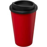 Recycled americano - Dvoustěnný kelímek s tepelnou izolací a nasazovacím víčkem… | reklamní Termosky a hrnky
