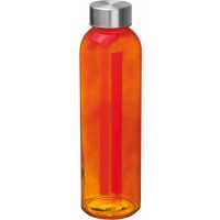 Indian - Oranžová - Skleněná lahev s kovovým víčkem - objem 550 ml. | reklamní Láhve a hrnky