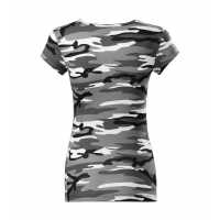 Camo Pure - Dámské triko s velmi krátkým rukávem v moderních… | reklamní Trička