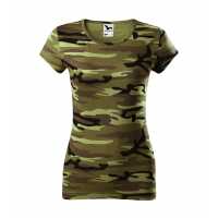 Camo Pure - Dámské triko s velmi krátkým rukávem v moderních… | reklamní Trička