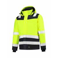 Midi Parka High Vis Bicolor - Fluorescenční žlutá - Značková pracovní parka s vysokou viditelností. Voděodolný,… | reklamní Bundy