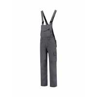 Dungaree Overall Industrial - Šedá - Značkové pracovní kalhoty. Šle s elastickým dílem… | reklamní Laclové