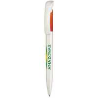 BIO-PEN - Transparentní světle oranžová - Pero je z 80% vyrobenou z biologicky odbouratelného a… | reklamní Plastové propisky