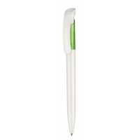 BIO-PEN - Transparentní kiwi zelená - Pero je z 80% vyrobenou z biologicky odbouratelného a… | reklamní Plastové propisky