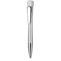 Lenox Satin + Metal Clip - Stříbrná - Lenox se vyznačuje projmutým tělem s otočným mechanismem v… | reklamní Plastové propisky