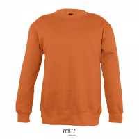 NEW SUPREME KIDS - Oranžová - Dětská mikina s manžetovými lemy, v gramáži 280 g / m²,… | reklamní Mikiny