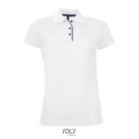 PERFORMER WOMEN - Aqua modrá - Dámské triko polo piqué sport, rychleschnoucí, absorbující… | reklamní Polokošile